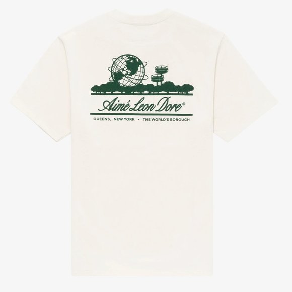 Aime Leon Dore Unisphere tee shirt CREAM - Picture 1 of 3